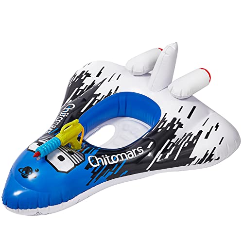 Chitomars Schwimmring Kinder mit Wasserpistole, Aufblasbarer Flugzeug Schwimmreifen Kinder Schlauchboot Schwimmring Kleinkind Schwimmhilfe Schwimmsitz für Kinder von 3-10 Jahre Chitomars Schwimmring Kinder mit Wasserpistole, Aufblasbarer Flugzeug Schwimmreifen Kinder Schlauchboot Schwimmring Kleinkind Schwimmhilfe Schwimmsitz für Kinder von 3-10 Jahre von Chitomars