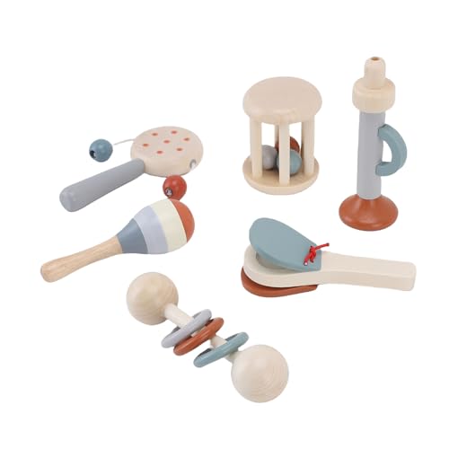 Chiyyak Baby -Musikinstrumente Holzspielzeug Kleinkinder Percussion Instrumente für Musikausbildung Festgelegt Chiyyak Baby -Musikinstrumente Holzspielzeug Kleinkinder Percussion Instrumente für Musikausbildung Festgelegt von Chiyyak