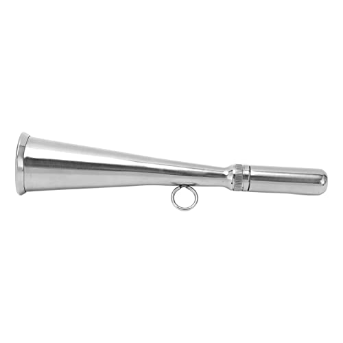 Chiyyak Handheld Foghorn Edelstahl Nebelhorn Abnehmbares Mundstückszubehör für Boot von Chiyyak