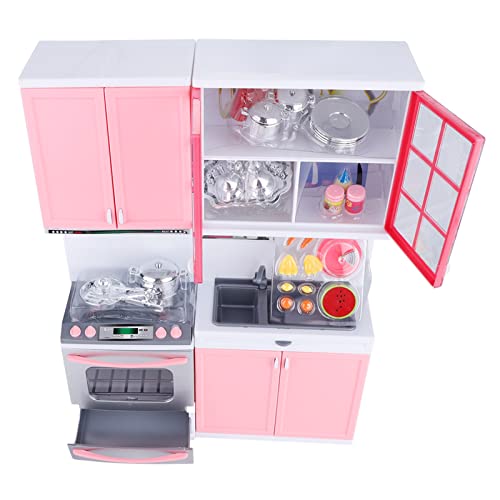 Chiyyak Küchen-Spielset für Im Alter von 4–8 Jahren, Spielzeug-Küchen-Sets für Mädchen, 34 X 27 X 10 cm, Küchen-Rollenspiel-Spielzeug-Set, Lustiges Küchengeschirr, Spielhaus, von Chiyyak