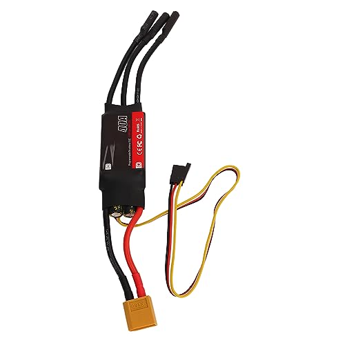 Chiyyak RC Bürstenloser Elektrischer Geschwindigkeit Controller, 4mm Weiblicher Stecker Sicherer RC -Geschwindigkeitsregler Ist LCD für -Drohnen von Chiyyak