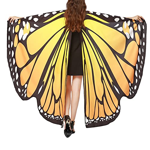 Chnnamzu Schmetterling Kostüm Damen - Schmetterlingsflügel Schmetterling Flügel Kostüm Schmetterling Damen Schmetterling Kostm für Party Kostüm Cosplay Karneval Fasching von Chnnamzu