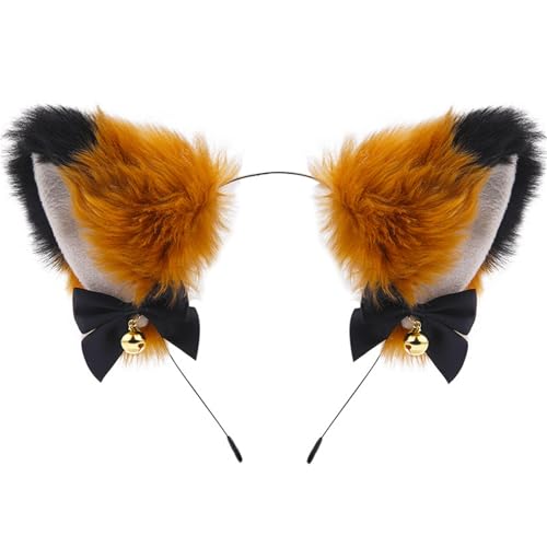 ChongKuan Fuchs Ohren Haarreif Und Katzenohren Haarreif – 27 Stile Für Damen | Perfekt Für Cosplay, Halloween Und Modische Accessoires Im Alltag (24) von ChongKuan