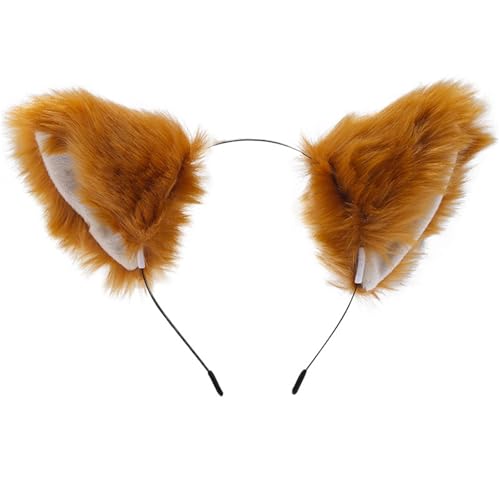 ChongKuan Fuchs Ohren Haarreif Und Katzenohren Haarreif – 27 Stile Für Damen | Perfekt Für Cosplay, Halloween Und Modische Accessoires Im Alltag (27) von ChongKuan