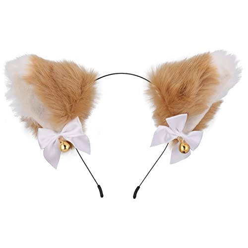 ChongKuan Fuchsohren Haarreif – 27 Stile Für Damen Und Erwachsene | Fuchs Ohren, Katzenohren Und Tierohren Haarreif Für Partys, Cosplay Und Halloween (12) von ChongKuan
