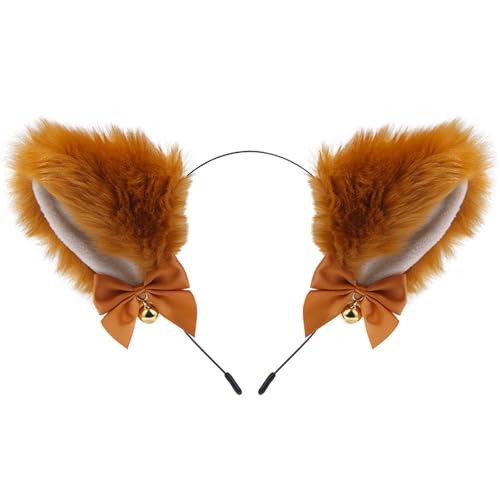 ChongKuan Fuchsohren Haarreif – 27 Stile Für Damen Und Erwachsene | Fuchs Ohren, Katzenohren Und Tierohren Haarreif Für Partys, Cosplay Und Täglichen Stil (26) von ChongKuan