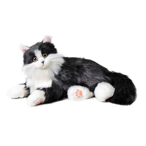 Chongker Interaktiver Begleiter, Roboter, Katze, Haustiere, handgefertigte Stofftiere, Katze, Plüsch mit Sprachreaktion, realistischer Herzschlag und Schnurren, Geschenke für Eltern, Senioren, ältere Chongker Interaktiver Begleiter, Roboter, Katze, Haustiere, handgefertigte Stofftiere, Katze, Plüsch mit Sprachreaktion, realistischer Herzschlag und Schnurren, Geschenke für Eltern, Senioren, ältere von Chongker