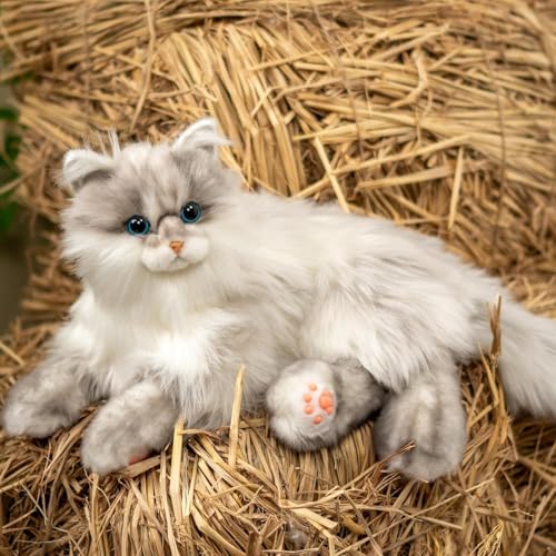Chongker Plüschtiere, handgefertigt, Plüsch, Katze und Hund, realistisches Spielzeug, Begleiter, Kawaii, Geschenk für Frauen, Geburtstag, Plüsch, Katze, Liebhaber Chongker Plüschtiere, handgefertigt, Plüsch, Katze und Hund, realistisches Spielzeug, Begleiter, Kawaii, Geschenk für Frauen, Geburtstag, Plüsch, Katze, Liebhaber von Chongker