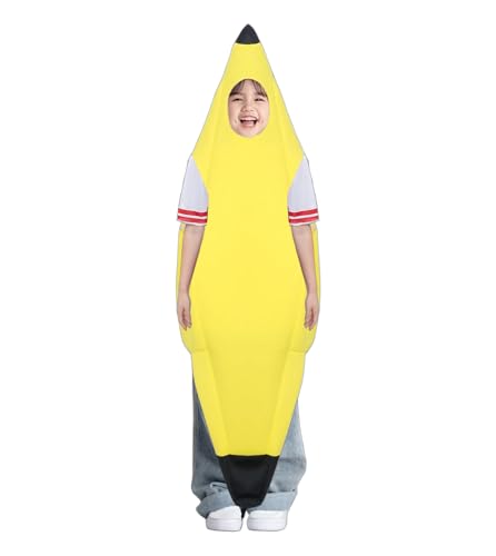 ChouGlow Bananen Kostüm für Unisex Kinder,Bananenkostüm,Obstkostüm, Fruit Fancy Dress Outfit,Karnevalskostüme – Funny Karneval Hallowee Fancy Dress for Boys and Girls ChouGlow Bananen Kostüm für Unisex Kinder,Bananenkostüm,Obstkostüm, Fruit Fancy Dress Outfit,Karnevalskostüme – Funny Karneval Hallowee Fancy Dress for Boys and Girls von ChouGlow