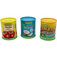 Leckere Naturkost von Rapunzel in Metalldosen von Chr. Tanner GmbH