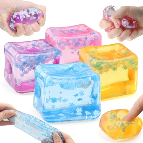Stresswürfel Stressball für Kinder und Erwachsene, 4 Stück Stresswürfel Stressball für Kinder und Erwachsene, 4 Stück von Chridark