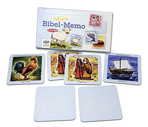 Christliche Geschenkideen °° Biblisches Memory für unterwegs - Gedächtnistraining mit 15 Kartenpaaren von Christliche Geschenkideen