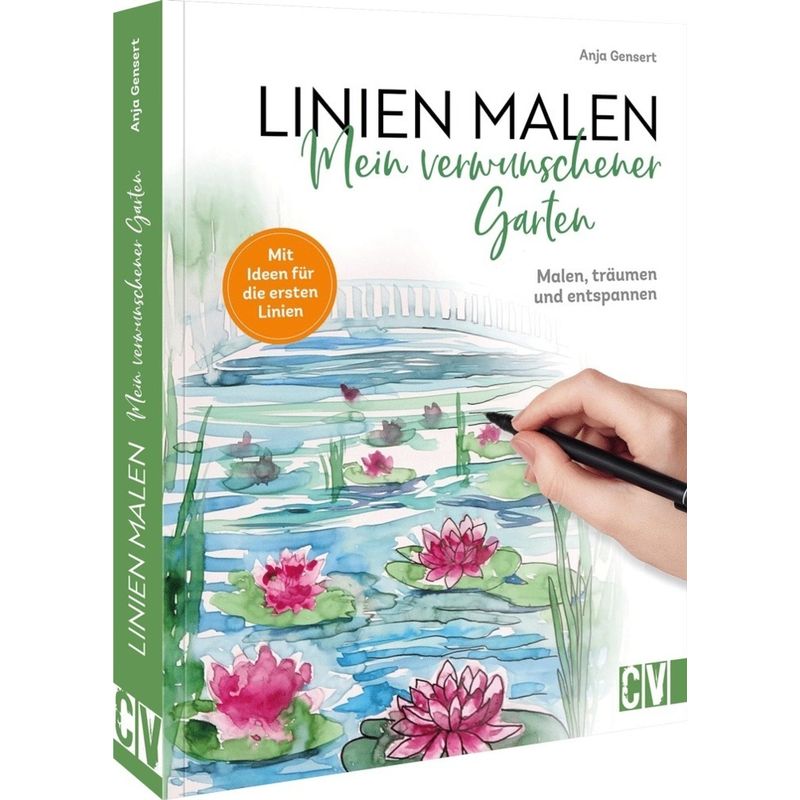 Linien malen - Mein verwunschener Garten von Christophorus-Verlag