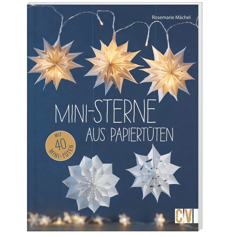 Mini-Sterne aus Papiertüten von Christophorus-Verlag