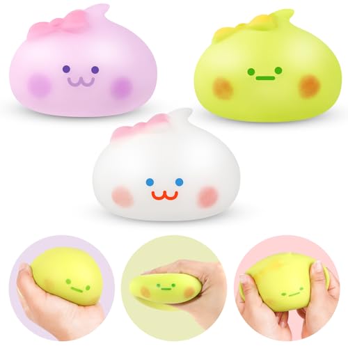 Knödel-Stressbälle, sensorisches Spielzeug, sensorische Teigbälle für Angst, dehnbarer Fidget-Ball für Angst- und Stressabbau, für Kinder und Erwachsene (lila) von Christoy