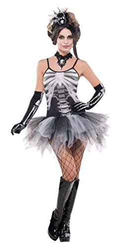 Adults Black & Bone Skeleton Costume - Size 10-12 von amscan