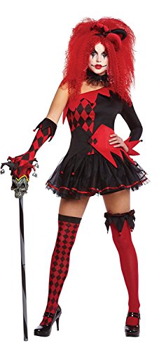 amscan (PKT) (996205) Adult Ladies Jesterina Costume (Small) von amscan