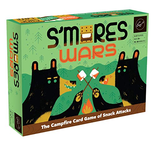 Chronicle Books S'Mores Wars: The Campfire Card Game of Snack Attacks Competitive Card-Drafting Marshmallow Game for The Whole Family, Fast and Fun Food-Themed Card Game von Chronicle Books