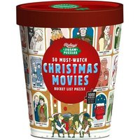 50 Must-Watch Christmas Movies Bucket List 1000-Piece Jigsaw Puzzle von Chronicle Books