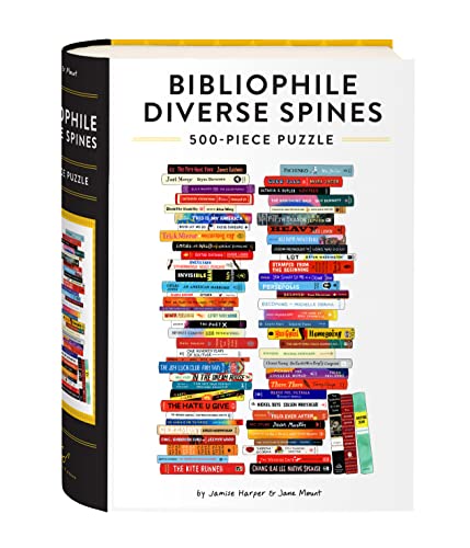 Bibliophile Diverse Spines 500-Piece Puzzle von Chronicle Books