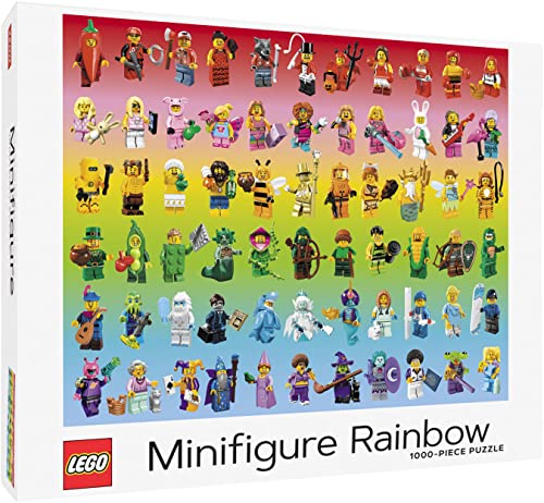 Lego Minifigure Rainbow 1000-piece Puzzle: 1000 Piece von Chronicle Books