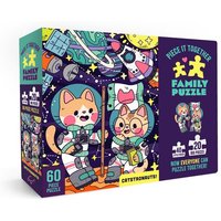 Piece It Together Family Puzzle: Catstronauts! von Chronicle Books