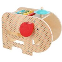 Wooden 5-In-1 Elephant Music Toy von Chronicle Books