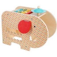 Wooden 5-In-1 Elephant Music Toy Wooden 5-In-1 Elephant Music Toy von Chronicle Books