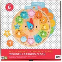 Wooden Learning Clock: Multi-Language + Counting + Colors Wooden Learning Clock: Multi-Language + Counting + Colors von Chronicle Books