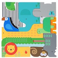 Wooden Puzzle + Play: Shaped Safari Animals von Abrams & Chronicle