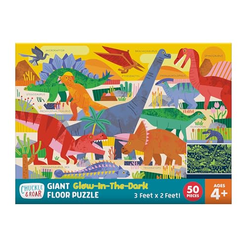 Chuckle & Roar Dinosaurier-Bodenpuzzle, 50 Teile von Chuckle & Roar