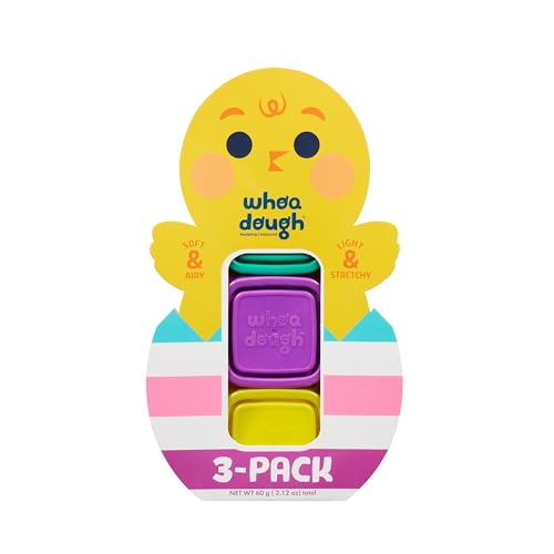 Chuckle & Roar - Easter Whoa Dough 3er-Pack Kükenkorbfüller – Kunst und Handwerk – Spaß für Kleinkinder – sicher und allergenfrei Chuckle & Roar - Easter Whoa Dough 3er-Pack Kükenkorbfüller – Kunst und Handwerk – Spaß für Kleinkinder – sicher und allergenfrei von Chuckle & Roar