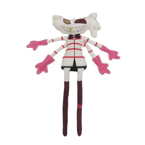 Chukamalilayi Hazbin Hotel Plush Angel Dust/Vaggie/Charlie Morningstar/Alastor Kissen Weich Gefüllt Anime Stuffed Figur 45 cm (2) von Chukamalilayi