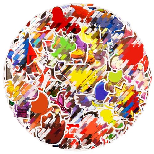 Chukua 100 Stück Cartoon Sticker Kinder, Personalisierte Aufkleber Kinder, Anime Sticker Set, wasserdichte Kawaii Sticker Mädchen für Scrapbook, Laptop, Fotoalbum, Skateboard, Motorrad, Auto von Chukua