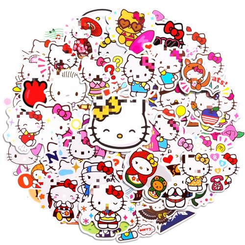 Chukua 100 Stück Kitty Sticker, Aufkleber Wasserfest, Sanrio Sticker Set Mitgebsel Kindergeburtstag Gastgeschenke für Skateboards, Bottle, Tablets, Schultaschen, Türen Chukua 100 Stück Kitty Sticker, Aufkleber Wasserfest, Sanrio Sticker Set Mitgebsel Kindergeburtstag Gastgeschenke für Skateboards, Bottle, Tablets, Schultaschen, Türen von Chukua