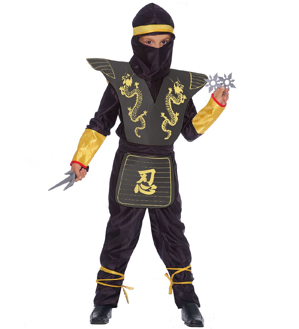Ciao Srl. Kostüm - Ninja - Black - Ciao Srl. - 6-8 Jahre (116-128) - Kostüme von Ciao Srl.
