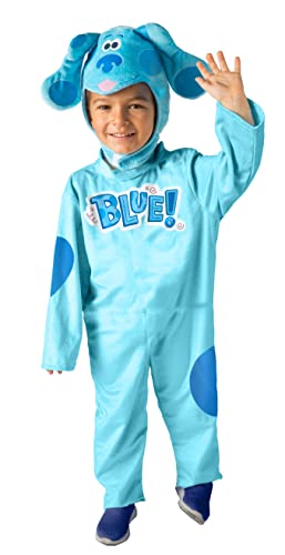 Blue Hund Blau Plüsch-Strampler Baby Kostüm Original Blue's Clues (Größe 2-3 Jahre) von Ciao