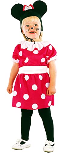 Blumen Paolo – Maus Kostüm Kinder Mädchen 3-4 anni Bianco von Ciao