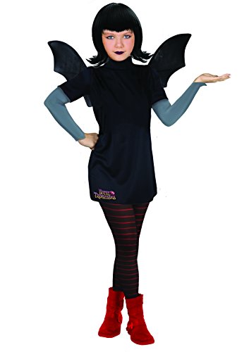 Ciao- Mavis Dracula Hotel Transylvania costume disguise fancy dress vampire girl (Size 5-7 years) with wig, Schwarz von Ciao