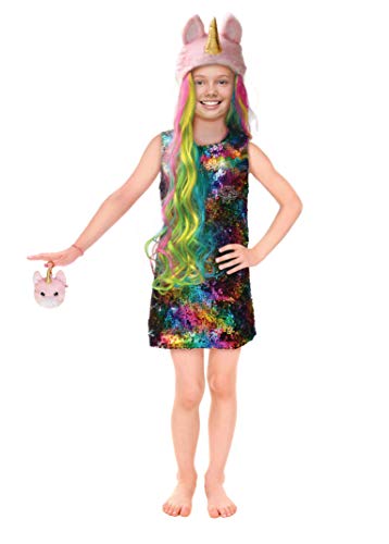 Ciao- Britney Sparkles NaNaNa dress costume disguise girl unicorn official Na!Na!Na! Surprise (Size 6-9 years) with accessories von Ciao