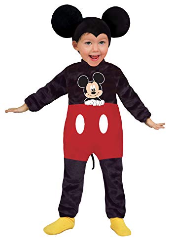 Ciao Disney Baby Mickey Mouse Classic costume disguise onesie baby (12-18 months), Black, Red von Ciao
