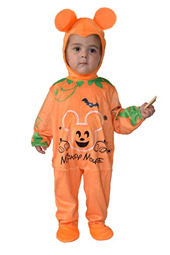 Ciao- Disney Baby Halloween Mickey Mouse Pumpkin costume disguise fancy dress onesie baby (12-18 months) von Ciao