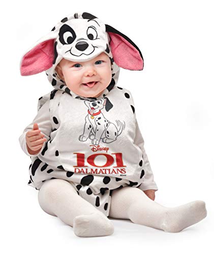Ciao 11255.6-12 101 Dalmatians Disney Disguise, Unisex Children, White, Black, 6-12 months von Ciao