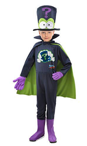 Ciao Enigma costume disguise boy official SuperZings SuperThings (Size 4-6 years), Blue, Purple, Green von Ciao