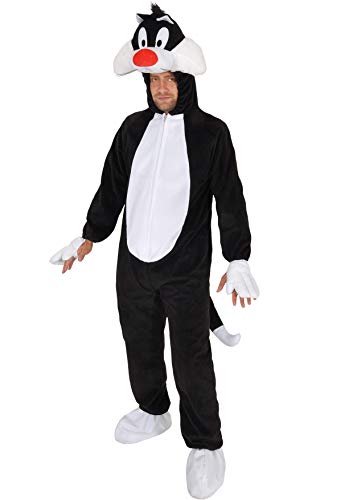 Ciao 11690 Looney Tunes Disguise, Men, Black, White, One Size von Ciao