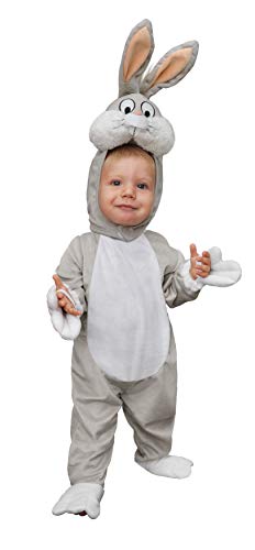 Ciao Bugs Bunny Looney Tunes costume disguise official baby (Size 1-2 years), Grey, White von Ciao