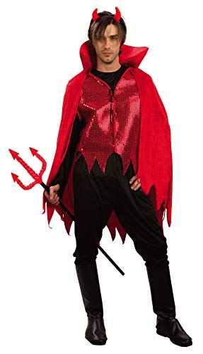 Ciao 16060.XL, Geweih. Zubehör Kostüme, Uomo, rot von Ciao