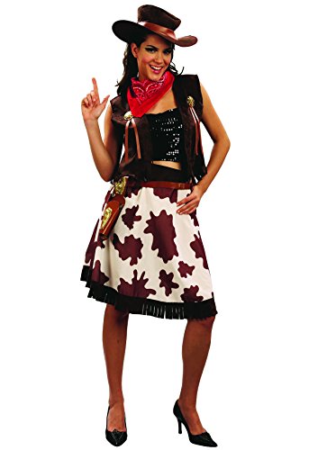 Ciao 16085 - Rodeo Girl, Größe S, braun/weiß/rot Ciao 16085 - Rodeo Girl, Größe S, braun/weiß/rot von Ciao