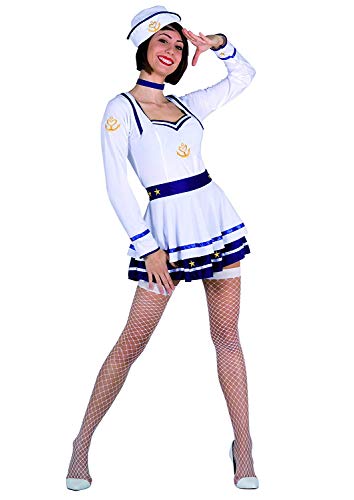 Ciao 16850.S Erwachsenenkostüm, Donna, Weiß, Blau Ciao 16850.S Erwachsenenkostüm, Donna, Weiß, Blau von Ciao