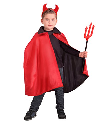 Ciao 19290 Costume Disguise Kit, Einfarbig, Red, Black, 5-10 Years von Ciao